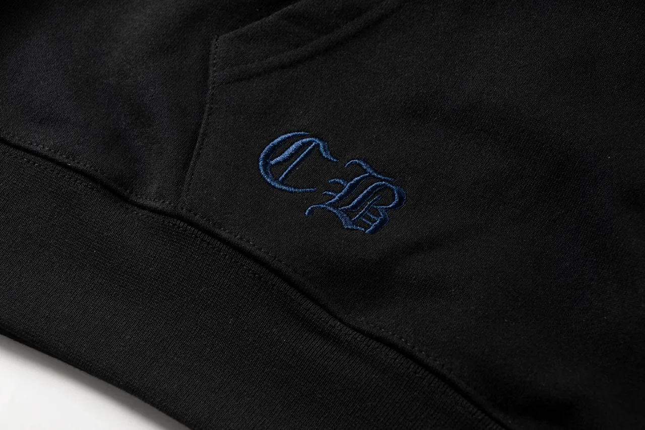 P290 Chrome Hearts Chrome Hearts Embroidered Rainbow Logo Sweatshirt Size: S M L XL Color: Black, White